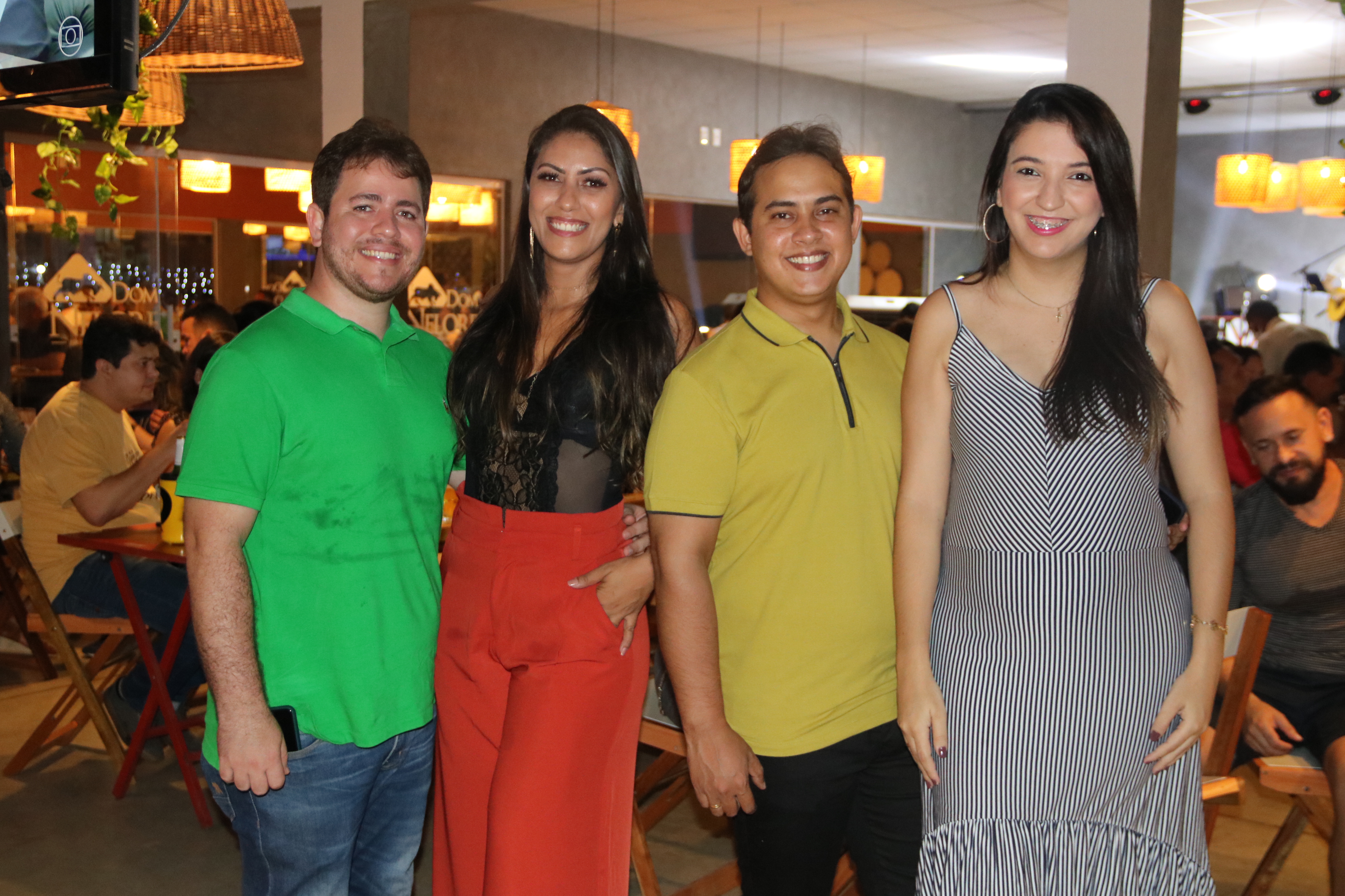 Empresários Amaury Cruz, Ceiça Santana, Francisco Almeida e Izabella Menezes.
